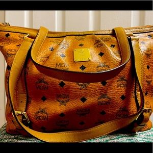 MCM Cognac tote bag